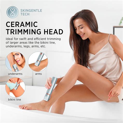 Snapklik Kaphio Electric Bikini Trimer Shaver Women 2 In 1 IPX7 Waterproof Wet Dry Use