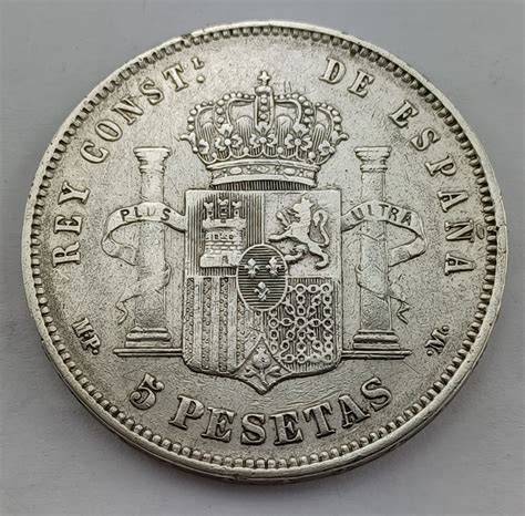 Spain Alfonso Xiii Pesetas Mpm