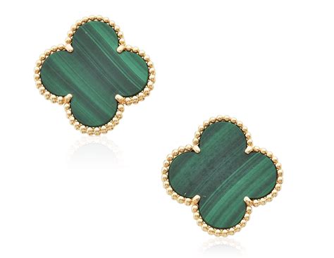 Серьги клевер van cleef оригинал - 90 фото