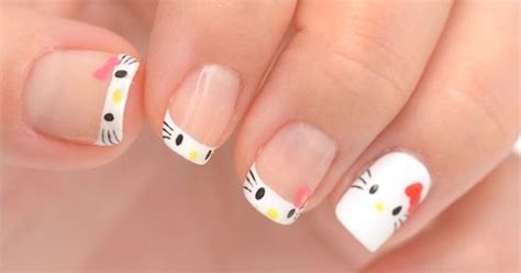 Hello Kitty Nail Art Ideas Popsugar Beauty