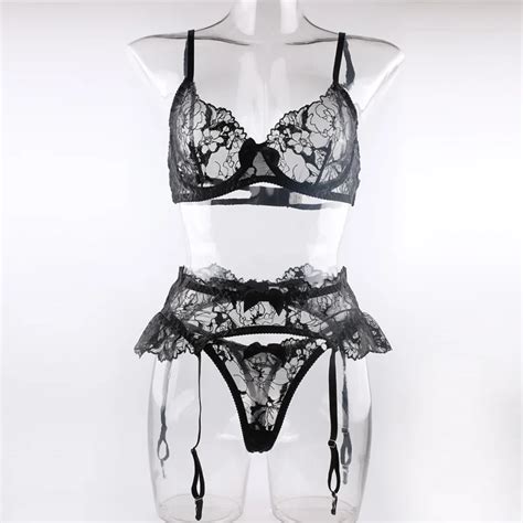 Shop Our 2023 Hot Selling Black Sexy Lingerie Set For Women