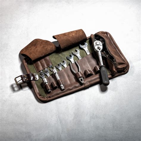 leather tool rolls  krukgarage perfect bag   tool kit