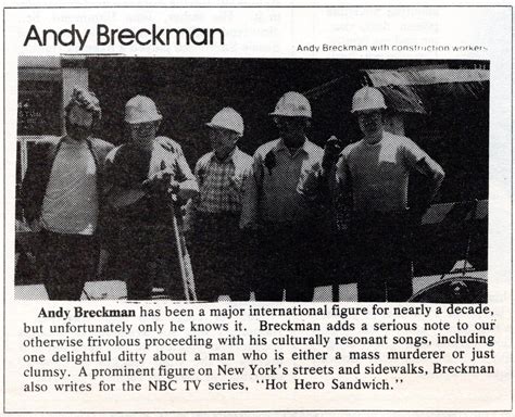 Aeolus Umbra Hot Hero Sandwich Off Script With Writer Andy Breckman