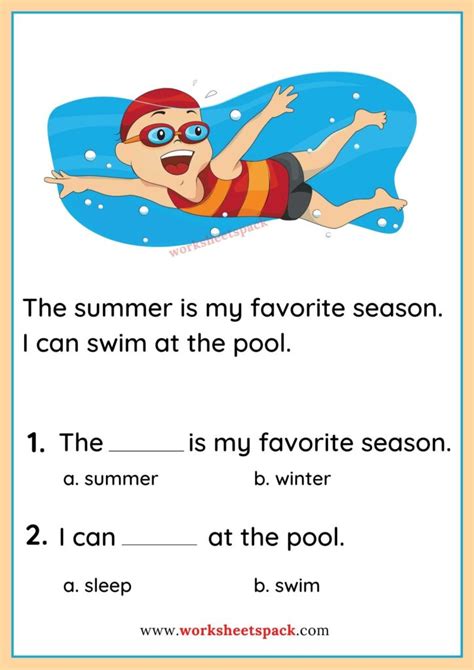 Free Summer Reading Worksheet Download Free Summer Reading Worksheet