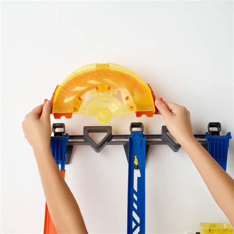 Customer Reviews Hot Wheels Track Builder Vertical Launch Kit Blue Orange Ggh Best Buy