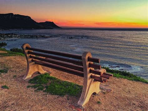 Free download | HD wallpaper: Cape Town, Camps Bay, South Africa, bench ...