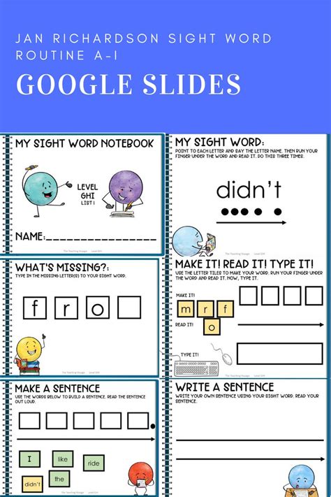 Jan Richardson Sight Words - Printable Calendars AT A GLANCE