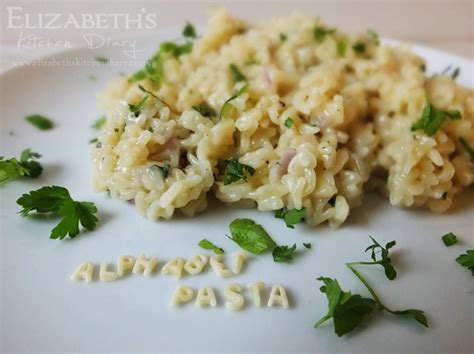 Alphabet Pasta Elizabeths Kitchen Diary