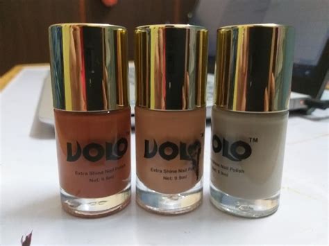 Volo HD Colors High Shine Long Lasting Non Toxic Professional Nail Polish Set Of Nude Tude