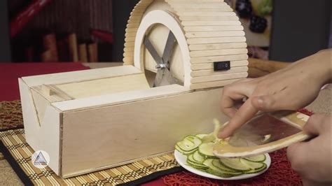 Who Needs A Knife How To Make A Food Slicer From Wood Solidsmack