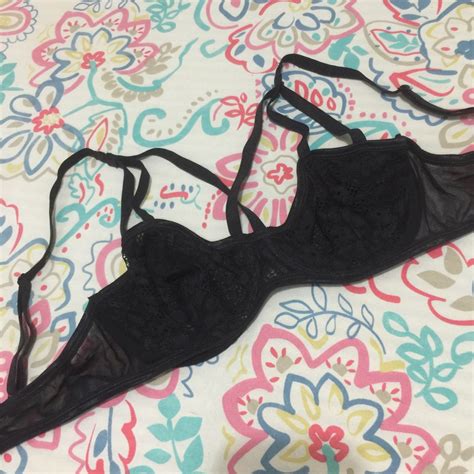 Black Lingerie Bra Women S Fashion Undergarments Loungewear On Carousell