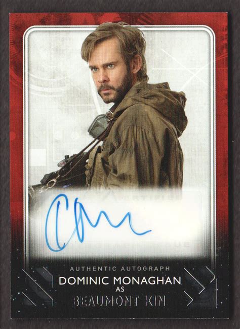 2020 Topps Star Wars The Rise Of Skywalker Series Two Autographs Red