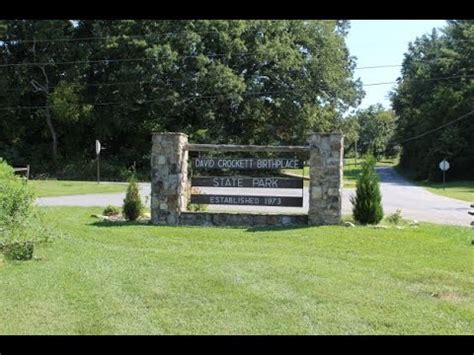 Davy Crockett Birthplace State Park YouTube