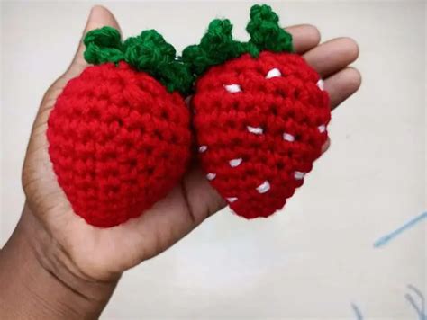 15 Minutes Crochet Strawberry Free Pattern SitnCrochet 2025