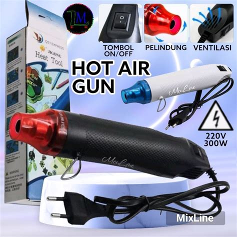 Jual Hot Air Gun Heat Gun Alat Pemanas Segel Plastik Diy Hp Stiker Dll Shopee Indonesia