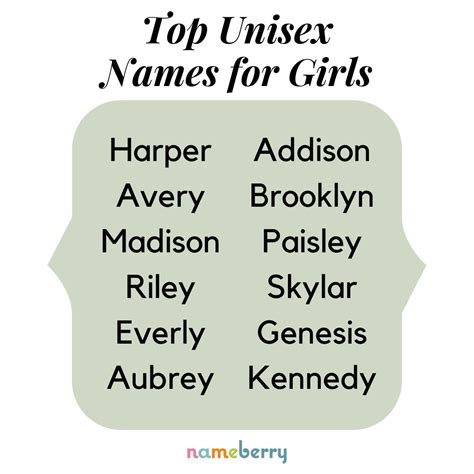 Good Names For Girls