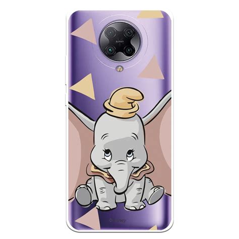 Capa Transparente Oficial Disney Dumbo Silhouette Para Pocophone F2 Pro