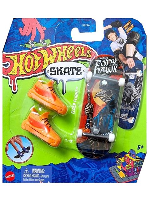 Set Hot Wheels Skate Elder Flight Tony Hawk Fingerboard Set Hng28