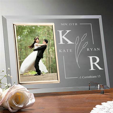Engraved Wedding Photo Frame Frame for Wedding Souvenirs - Etsy in 2022