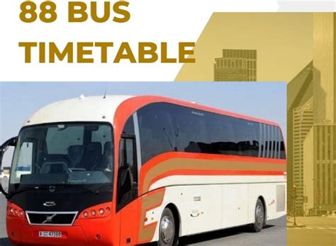 Updated 88 Bus Timings Dubai Internet City Metro Seaside To Deira