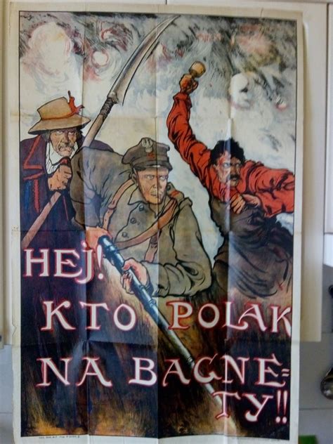 Plakat Hej Kto Polak Na Bagnety Orygina Poznan Kup Teraz