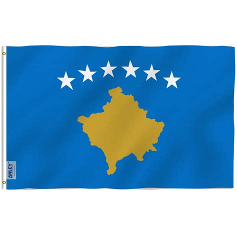 Fly Breeze 3x5 Foot Kosovo Flag Anley Flags