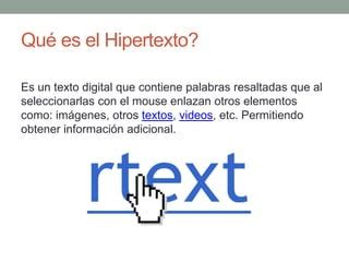 Hipertexto Ppt Descarga Gratuita