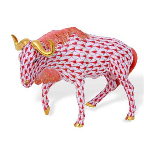 Gnu figurine. Herend Canada