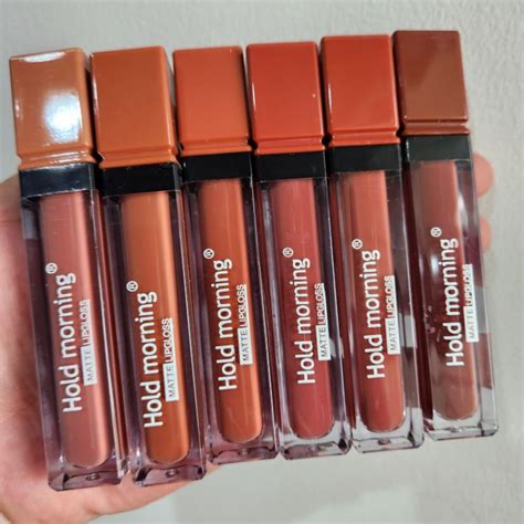 Jual NEW ECER Hold Morning HL 122 Lipcream Nude Shopee Indonesia