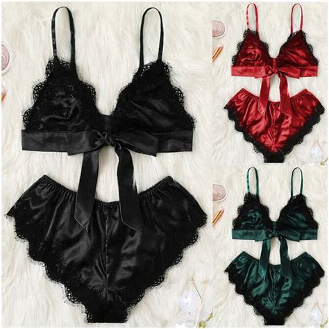 Xinuo Custom Women Sexy Lingerie Piece Set Satin Lace Bra Set Buy Bra Set Lace Lace Bra