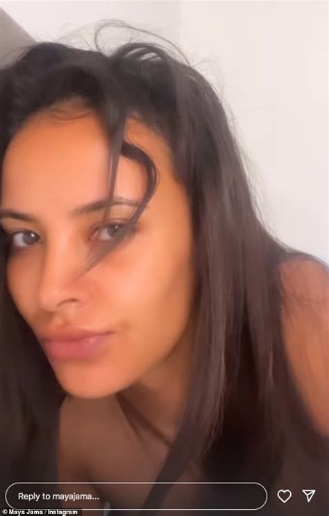 Makeup Free Maya Jama Goes Naked Displaying Her Natural Beauty In Sultry Bed Clip After Her