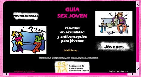 La Gu A Sex Joven Enlace Para J Venes Y Para Profesionales