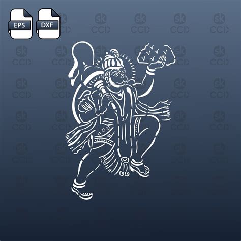 Indian God Lord Hanuman Hanuman Laser Cutting Design Etsy