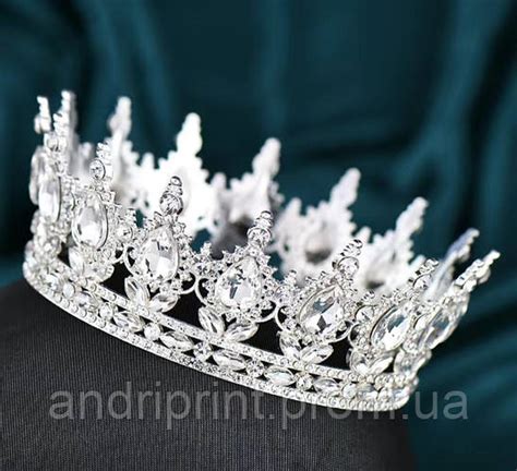 Корона для торта, діадема, тіара (залізна) срібло (ID#2149853669), ціна ...