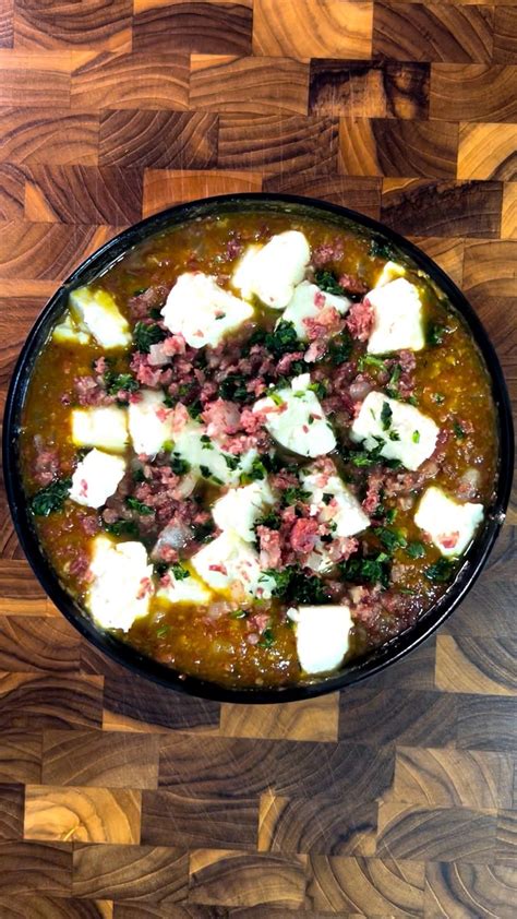 Caldo De Ab Bora Carne Seca Receiteria