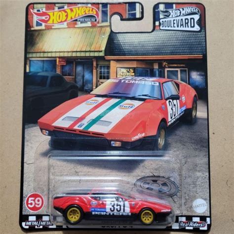 Hot Wheels Premium Boulevard De Tomaso Pantera Gruppo 4 Lazada Indonesia
