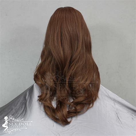 Deluxe Wig Auburn Long Natural Waves Sex Doll Australia