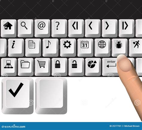 Computer Keyboard Key Icons Cartoon Vector | CartoonDealer.com #2577701