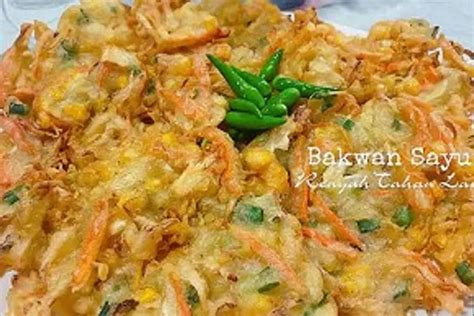 Renyahnya Tahan Lama Cukup Pakai Bahan Ini Bikin Bakwan Sayur Jadi