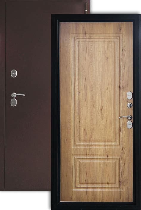 Входная дверь с терморазрывом Аргус Аляска-3 Рустик соломенный