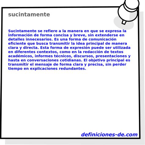 O Que É Sucintamente - Significado de «sucintamente»