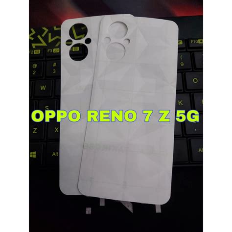 Jual Skin Carbon OPPO RENO 7z 5G Back Skin Motif Diamond Anti Jamur