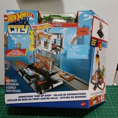 Hot Wheels City Downtown Tune Up Shop Playset Offer Shopee Malaysia