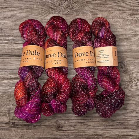 Australian Sparkle Red Hot Ruby Ply Dove Dale Creations And Natural Lilley