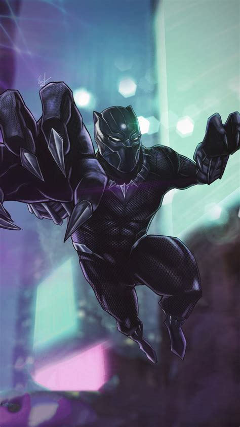 Iphone Wallpaper 4k Black Panther Wallpaper Ultra Hd Black Panther