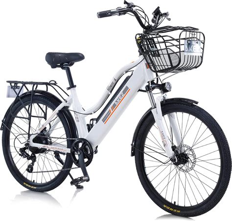 Hyuhome 2022 Upgrade 26 Electric Bikes For Women Adult 36v E Bike