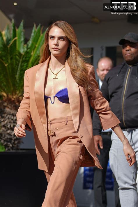 Cara Delevingne Sexy Seen Flaunting Her Hot Figure At The Mipcom In Cannes Aznude
