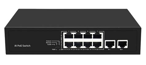 ST-NS008MB-MD | Неуправляемый коммутатор, 8 RJ-45 POE портов (10/100 ...
