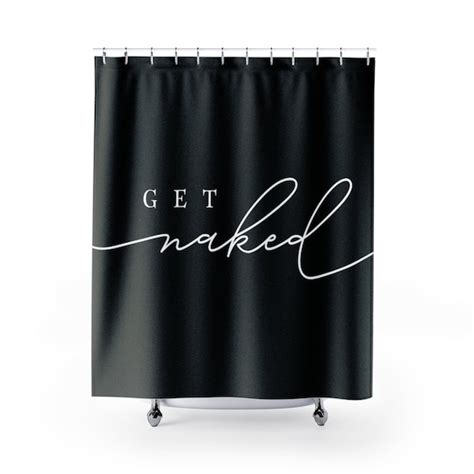 Get Naked Shower Curtain Etsy