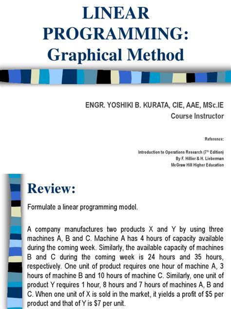 (1c) Linear Programming - Graphical Method | PDF | Mathematical ...